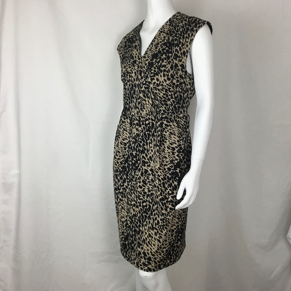 Soho Apparel Animal Print Dress Size 14 Sleeveless Pencil Dress
